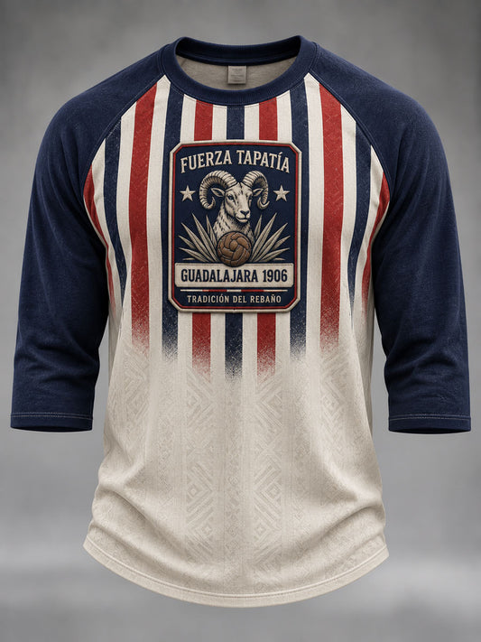 Camiseta casual con estampado de fútbol de Guadalajara para hombre