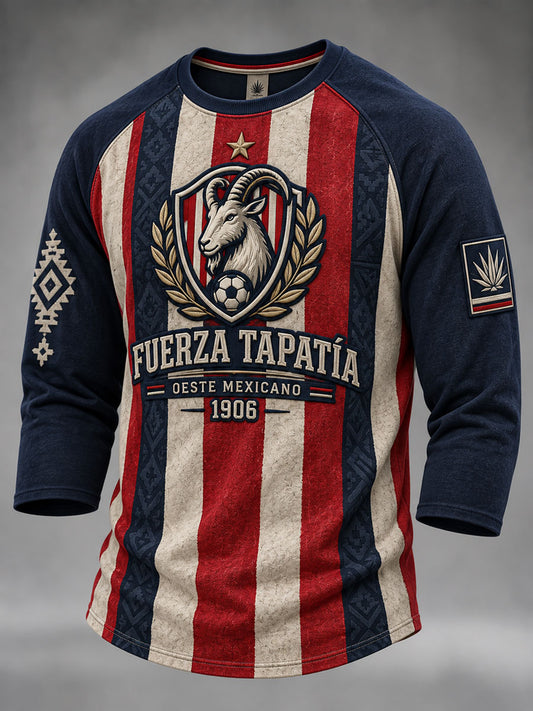 Camiseta casual con estampado de fútbol de Guadalajara para hombre