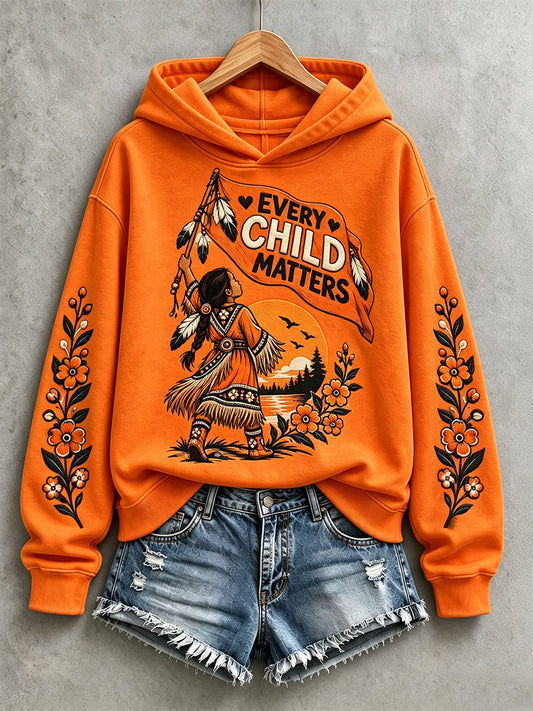 Sudadera con capucha Every Child Matters para mujer