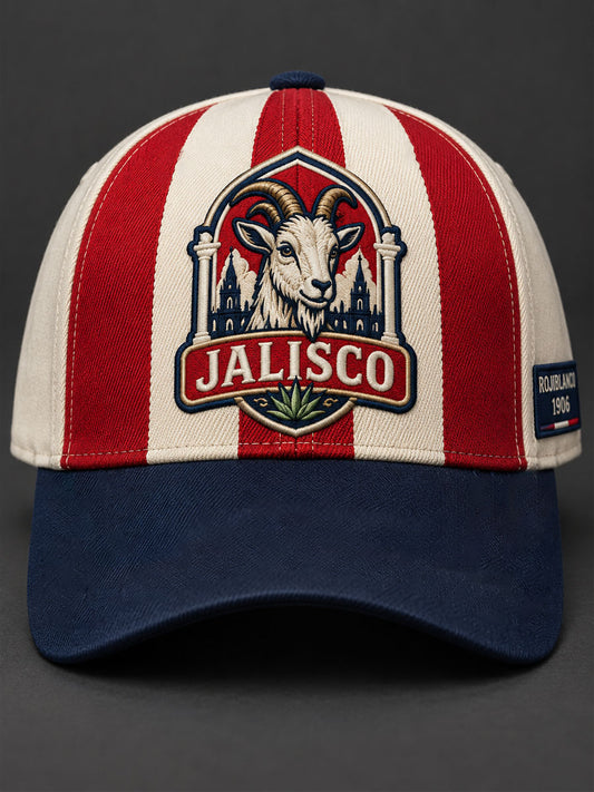 Gorra unisex con estampado artístico de cabra para amantes del fútbol mexicano