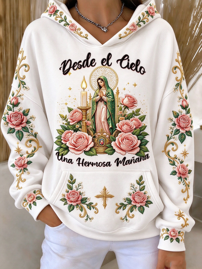 Fiesta de las mujeres de Nuestra Señora de Guadalupe arte Impreso Sudaderas