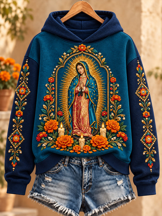 Sudadera de la Fiesta de Nuestra Señora de Guadalupe para mujer, México