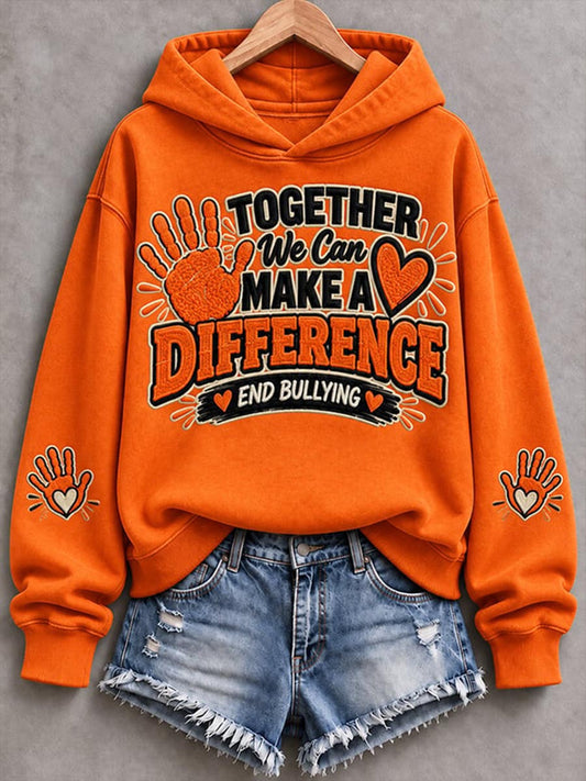 Sudadera Mujer End Bullying Print