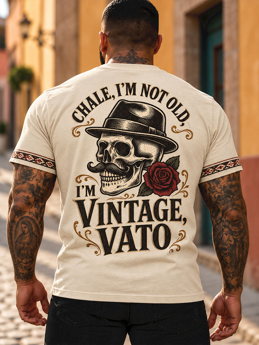Camiseta estampada con frase mexicana para hombre