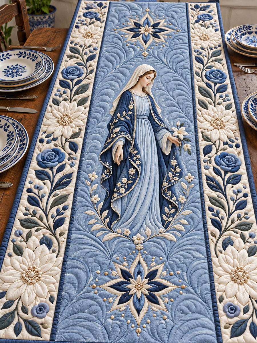 Manta acolchada con estampado artístico de la Fiesta de Nuestra Señora de Guadalupe, México